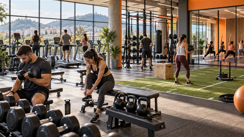 Тренировки в Athletic Fitness клубовете в Пловдив