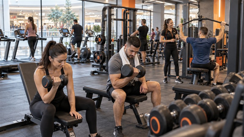 Тренировки в Athletic Fitness МОЛ Перник | Gym workout at Athletic Mall Pernik