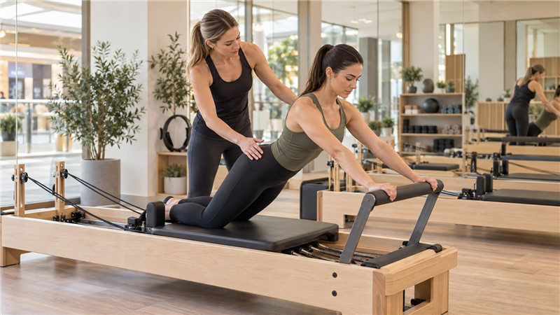 Reformer Pilates session at Athletic Galleria Stara Zagora