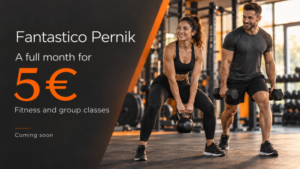 Fantastico Pernik — a full month for 5 euros, fitness and group classes, coming soon